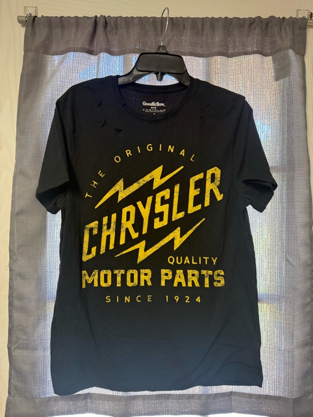 Chrysler Motor Parts Distressed Graphic Tee